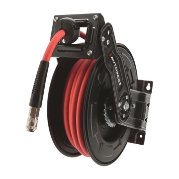 ENROULEUR AUTO PNEUMATIQUE 15 METRES SUPPORT METAL