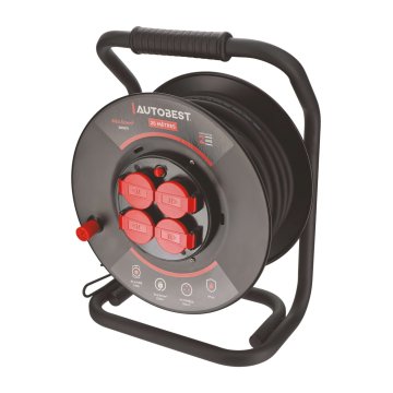 ENROULEUR DE CHANTIER 25 M 3G2.5M² - 4 PRISES 16A