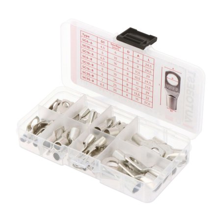 Coffret de 52 cosses à œillet Autobest – Électricité auto | ALT AUTO
