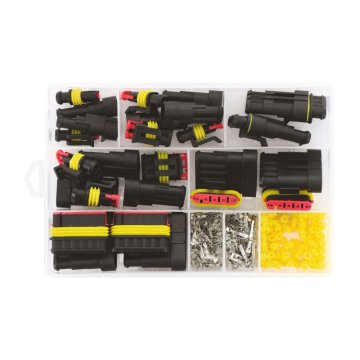 Coffret 216 connecteurs étanches 12/24V – Électricité auto | ALT AUTO