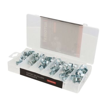 Coffret de 50 colliers pour durits – Fixation auto | ALT AUTO