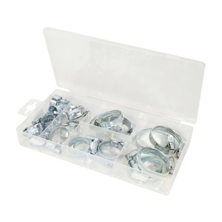 Coffret 26 colliers de serrage 16 à 40 mm – Fixation auto | ALT AUTO