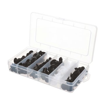 Coffret 100 agrafes universelles garnissages – Fixation auto | ALT AUTO