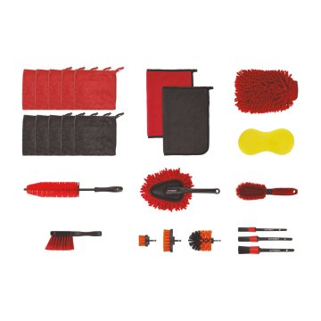 Kit lavage auto 24 pièces – Entretien & nettoyage | ALT AUTO