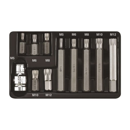 Coffret 11 embouts XZN + porte-embout 1/2" – Mécanique auto | ALT AUTO