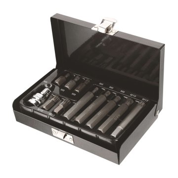 Coffret 11 embouts XZN + porte-embout 1/2" – Mécanique auto | ALT AUTO